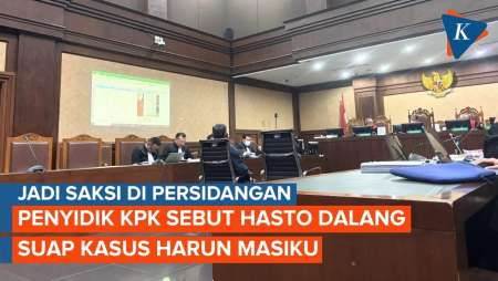 Penyidik KPK Dicecar Pengacara Saat Sebut Hasto Dalang Suap Kasus Harun Masiku dalam Sidang