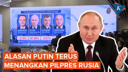 Putin Sudah Raih 88 Persen Suara di Pemilu, Kenapa Selalu Menang?