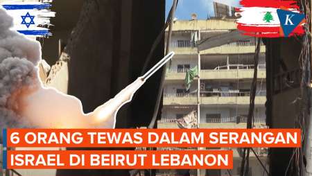 Balas Kematian 8 Tentaranya! Israel Serang Beirut Lebanon Tewaskan 6 Orang