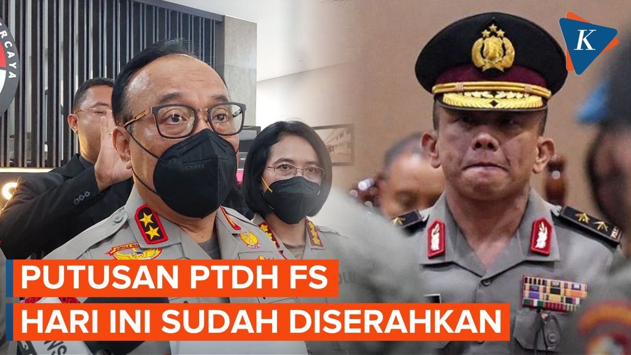 Polri Sebut Hasil Petikan Putusan PTDH Telah Diterima Ferdy Sambo
