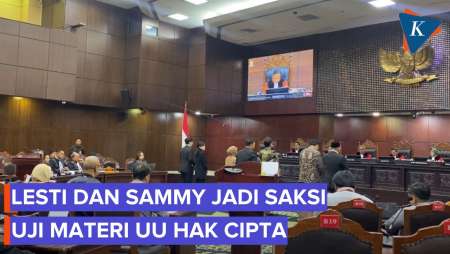 Uji Materi UU Hak Cipta, Lesti Kejora dan Sammy Simorangkir Jadi Saksi di Sidang MK