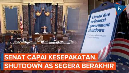 Shutdown AS Segera Berakhir Setelah 40 Hari Negara Lumpuh