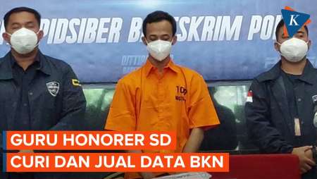 Guru Honorer SD di Jatim Curi dan Jual Data BKN, Kini Ditangkap Bareskrim Polri