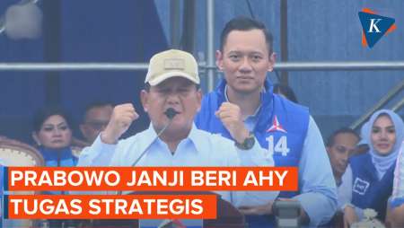 Di Hadapan SBY, Prabowo Janji Beri AHY Tugas Strategis jika Jadi Presiden