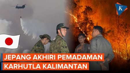 Jepang Akhiri Misi Pemadaman Karhutla Di Kalimantan, Kenapa?