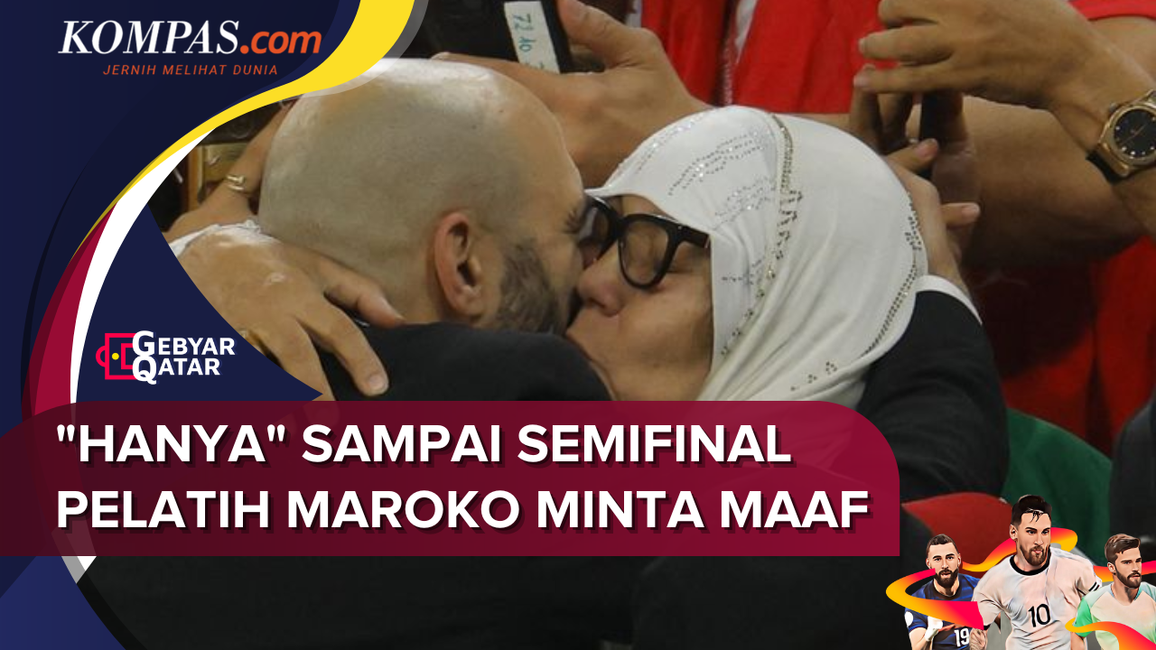 Pelatih Maroko Minta Maaf Hanya Sampai Semifinal