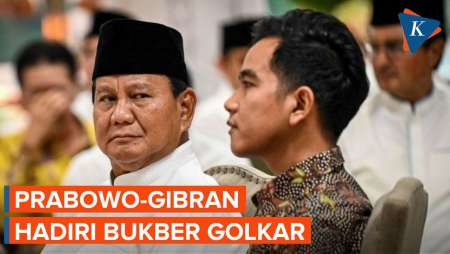 Gibran Dampingi Prabowo ke Bukber Golkar, Absen saat Bareng PAN dan Demokrat