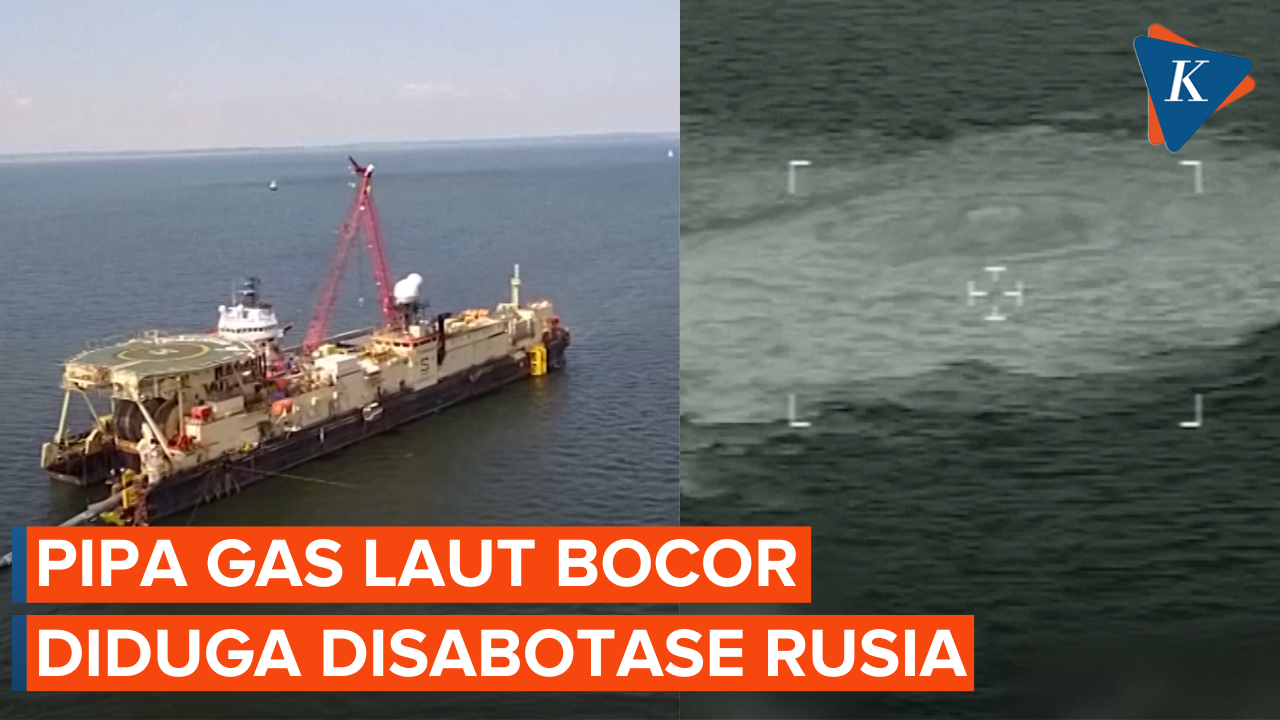 Pipa Gas Bawah Laut dari Rusia ke Jerman Bocor Diduga Disabotase
