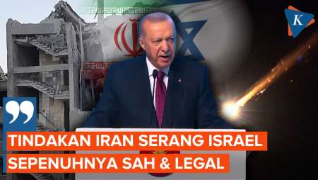 Iran Serang Israel, Erdogan: Tindakan Sah dan Legal untuk Bela Diri