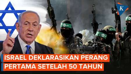 Israel Umumkan Perang dengan Hamas, Deklarasi Pertama Kali Sejak 50 Tahun