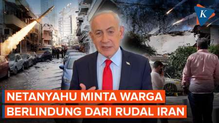 Rudal Iran Picu Kepanikan Di Israel, Netanyahu Desak Warga Berlindung