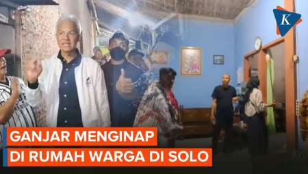 Momen Ganjar Pranowo dan Istri Menginap di Rumah Warga Saat Kampanye di Solo