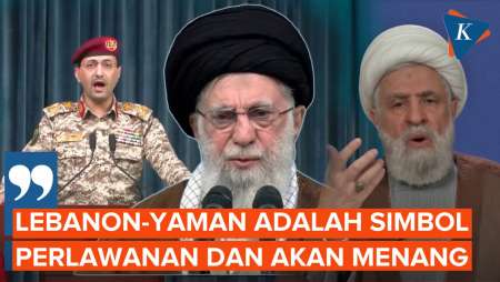 Pemimpin Tertinggi Iran Bersumpah Raih Kemenangan untuk Lebanon dan Yaman