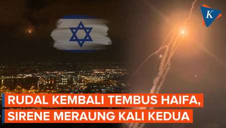 Hizbullah Tembus Iron Dome Israel Lagi, Sirene Haifa Kembali Meraung