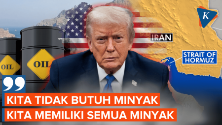 Desak China-Jepang Lindungi Selat Hormuz, Trump Klaim AS Tak Butuh Minyak