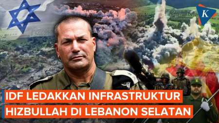 IDF Rilis Video Penghancuran Infrastruktur Hizbullah Di Lebanon Selatan