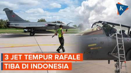 Indonesia Resmi Terima 3 Jet Tempur Rafale Perancis, Langsung Ditempatkan di Pekanbaru