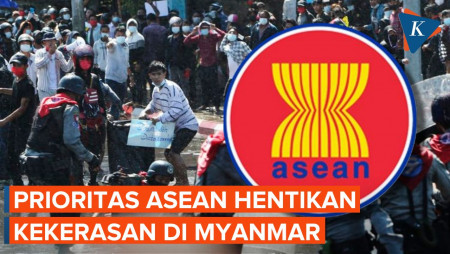 Indonesia dan ASEAN Desak Myanmar Stop Konflik