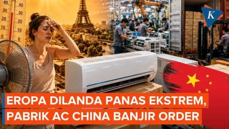 Gelombang Panas Ekstrem "Siksa" Eropa, Pabrik AC China Kebanjiran Pesanan