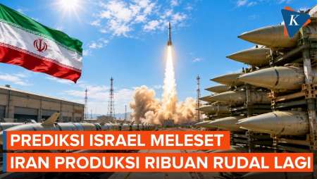 Iran Mampu Produksi 300 Rudal per Bulan, Prediksi Israel Meleset Bikin Panik