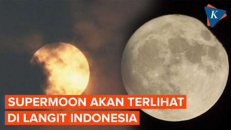 Besok Pagi! Supermoon Terakhir 2024 Diprediksi Terlihat di Langit Indonesia