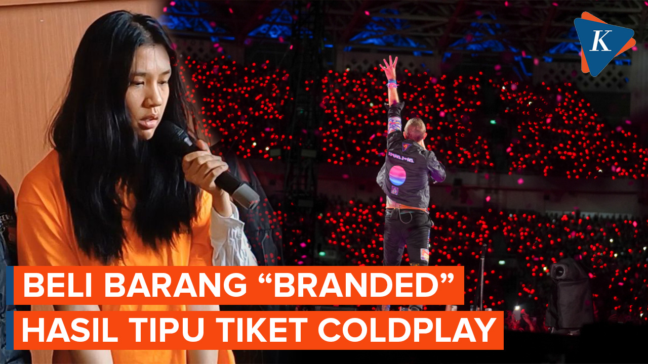 Video: Penipu Tiket Coldplay Jadi Tersangka, Sempat Beli Barang ...