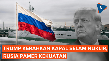 Respons Rusia Usai Trump Kerahkan Kapal Selam Nuklir