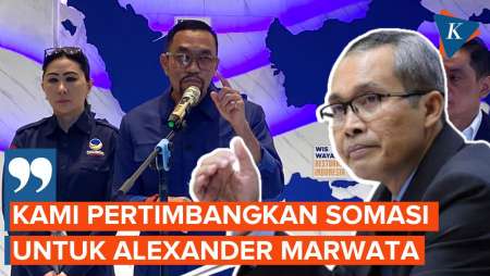 Nasdem Pertimbangkan Somasi Alexander Marwata soal Ucapan Aliran Dana Syahrul Yasin Limpo