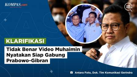 [KLARIFIKASI] Tidak Benar Video Muhaimin Nyatakan Siap Gabung Prabowo-Gibran