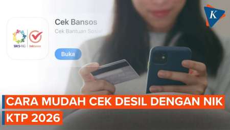 Cara Cek Desil Bansos dengan NIK KTP 2026 Lewat HP, Status Langsung Muncul