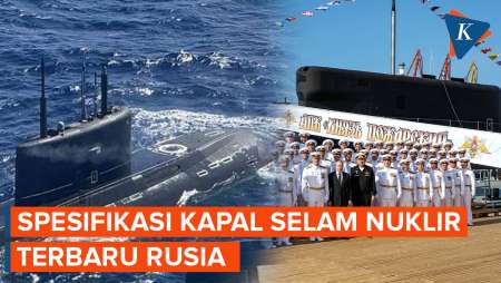 Penampakan Kapal Selam Nuklir Rusia 