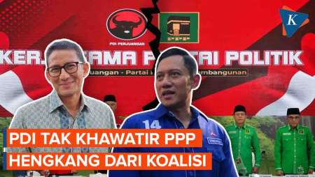 Ramai Sandiaga-AHY, PDI-P Tak Khawatir PPP Keluar dari Kerja Sama Politik