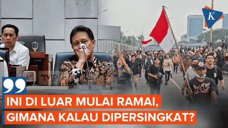 Momen Rapat DPR-Menkes Dipercepat Saat Massa Demo 27 Agustus Padati Senayan
