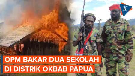 KKB Papua Bakar Sekolah di Okbab, Kapendam: OPM Ingin Anak-anak Papua Tidak Sekolah