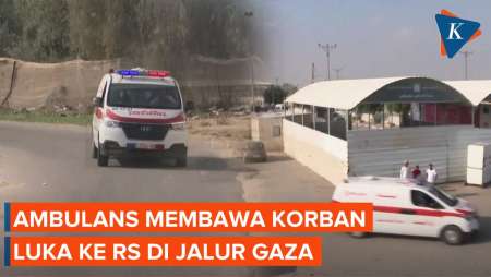 Saat Sirine Ambulans Nyaring di Perbatasan Rafah Membawa Warga Gaza yang Terluka