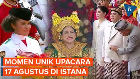 Momen-momen Viral Saat Upacara HUT Ke-78 RI di Istana Merdeka