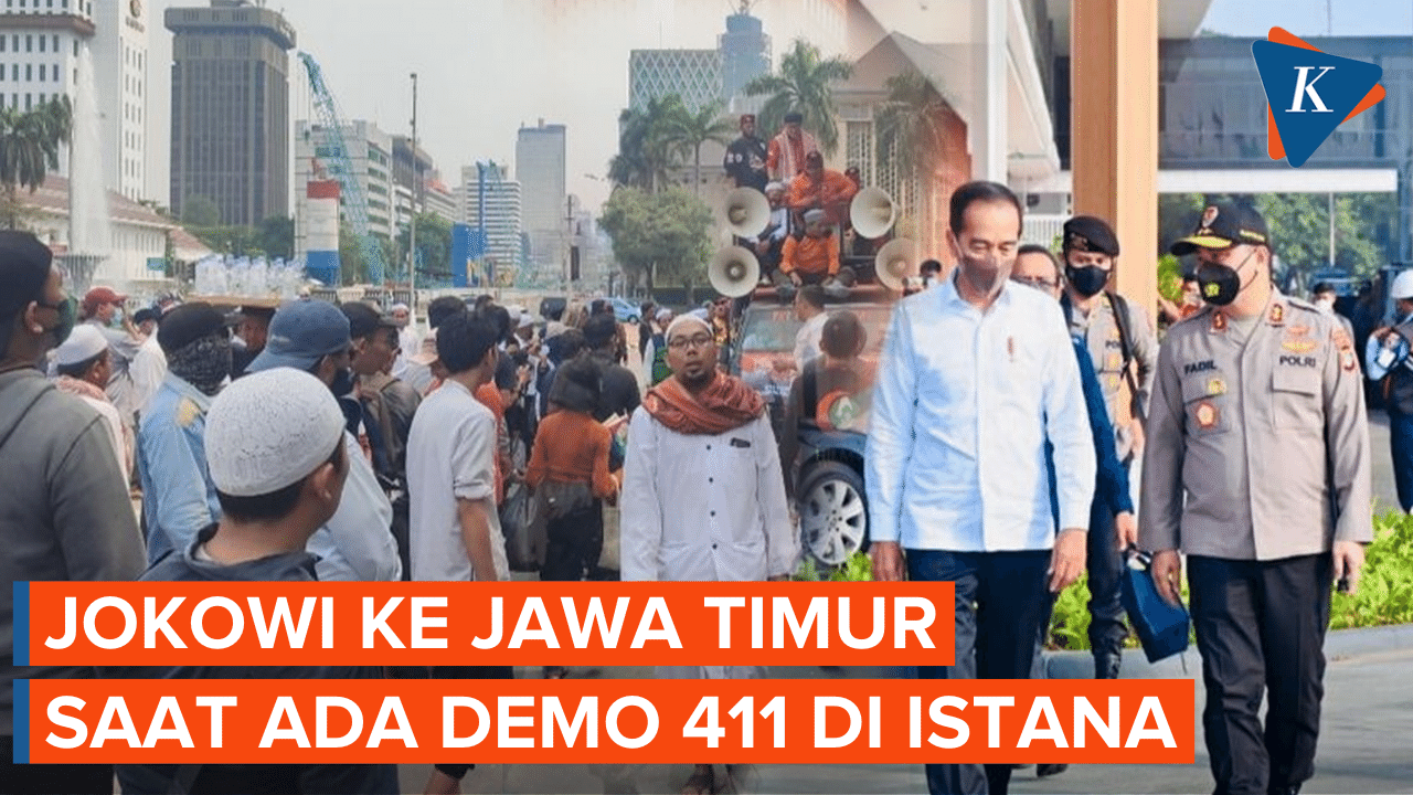 Ada Demo 411 di Istana, Jokowi Terbang ke Jawa Timur
