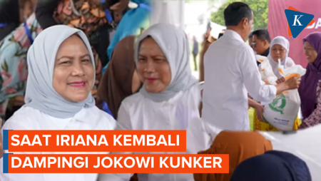 Iriana Kembali Ikut Jokowi Kunjungan Kerja ke Jateng