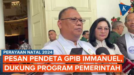 Pesan Natal Pendeta GPIB Immanuel, Dukung Program Pemerintah dan Jaga Keberagaman