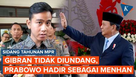 Prabowo Hadir Sidang Tahunan MPR, Gibran Tak Diundang