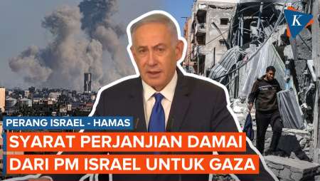 PM Israel Netanyahu Ajukan Syarat Perjanjian Damai untuk Gaza