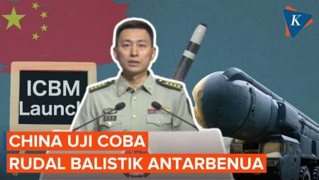 China Uji Coba Rudal Balistik Antarbenua ke Samudra Pasifik