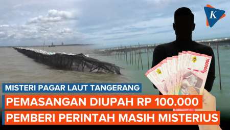 Terungkap! Warga Diupah Rp 100.000 untuk Pasang Pagar di Laut Tangerang 