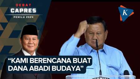 Prabowo: Kami Berencana Buat Anggaran Abadi Budaya