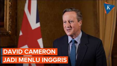 Mantan PM David Cameron Ditunjuk Jadi Menlu Inggris