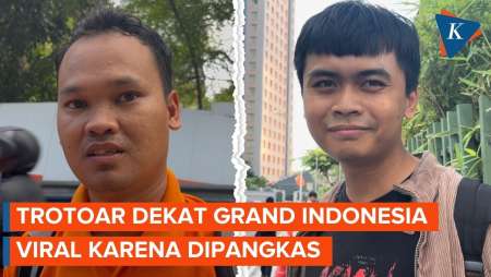 Trotoar Sempit di Grand Indonesia Viral karena Dikeluhkan Warga