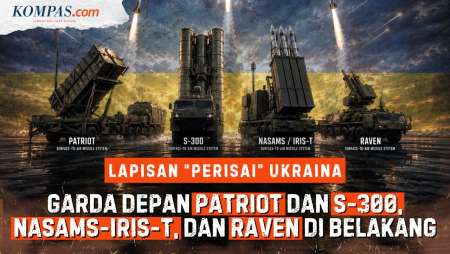 Lapisan "Tameng" Ukraina: Duet Patriot dan S-300 Terdepan, NASAMS dan IRIS-T Jaga Belakang