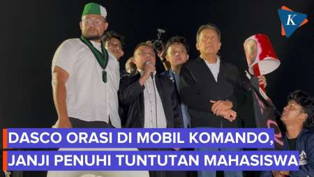 Temui Massa Mahasiswa, Dasco Janji Penuhi Tuntutan