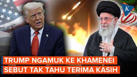 Trump Marah! Sebut Khamenei Tak Tahu Terima Kasih Diselamatkan dari Israel