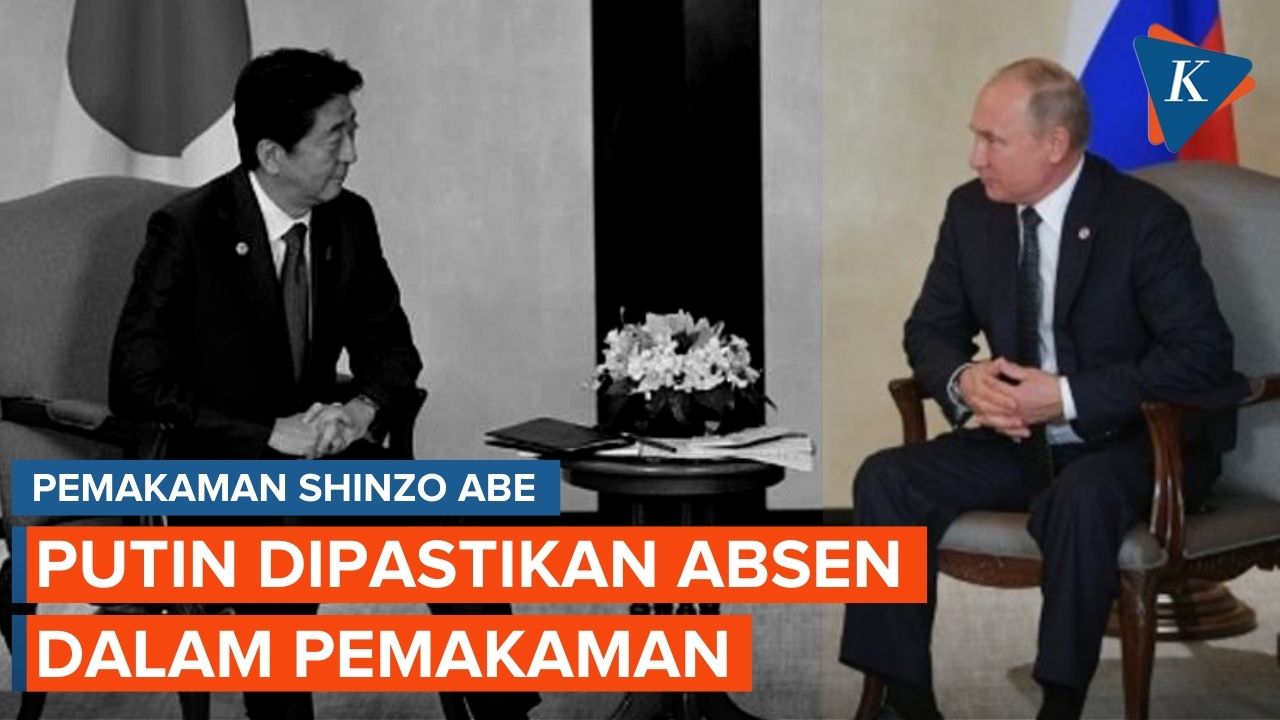 Rusia Pastikan Putin Absen dari Pemakaman Shinzo Abe